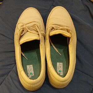 Hush Puppies Cream Boat Shoes for Men